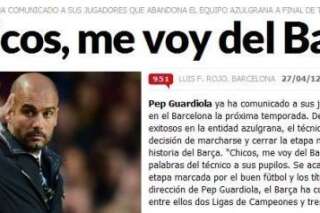 Fin du suspense au Barça: Guardiola annonce son départ - PHOTOS - VIDÉOS