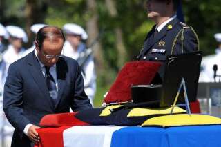 VIDÉOS. François Hollande à Varces pour l'hommage national au 88e soldat tué en Afghanistan‎