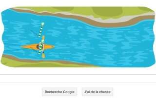 PHOTOS. Le Doodle de Google célèbre le kayak