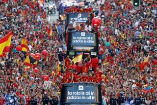 Euro 2012: le retour en Espagne des nouveaux champions d'Europe