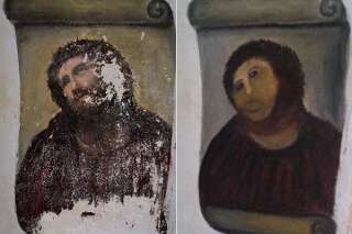 La pire restauration de l'histoire: l'artiste qui a massacré le Christ de Borja serait une voisine de 80 ans