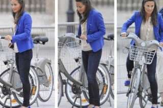 Pippa Middleton fait du Vélib'