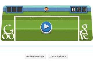 Doodle de Google: le football à l'honneur - PHOTOS