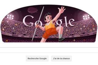 PHOTOS. Google célèbre les Jeux olympiques avec son doodle spécial lancer de javelot