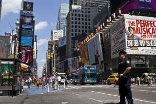 VIDÉO. New York: un homme abattu en plein Times Square par la police