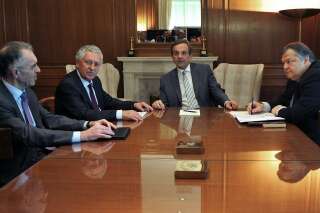 Antonis Samaras a composé le gouvernement grec et négocie déjà