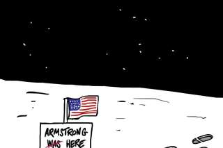 Allo Houston ? Armstrong a quitté la Terre