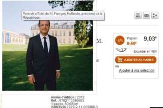 Le portrait officiel de François Hollande et celui de Nicolas Sarkozy en vente sur La Documentation Française