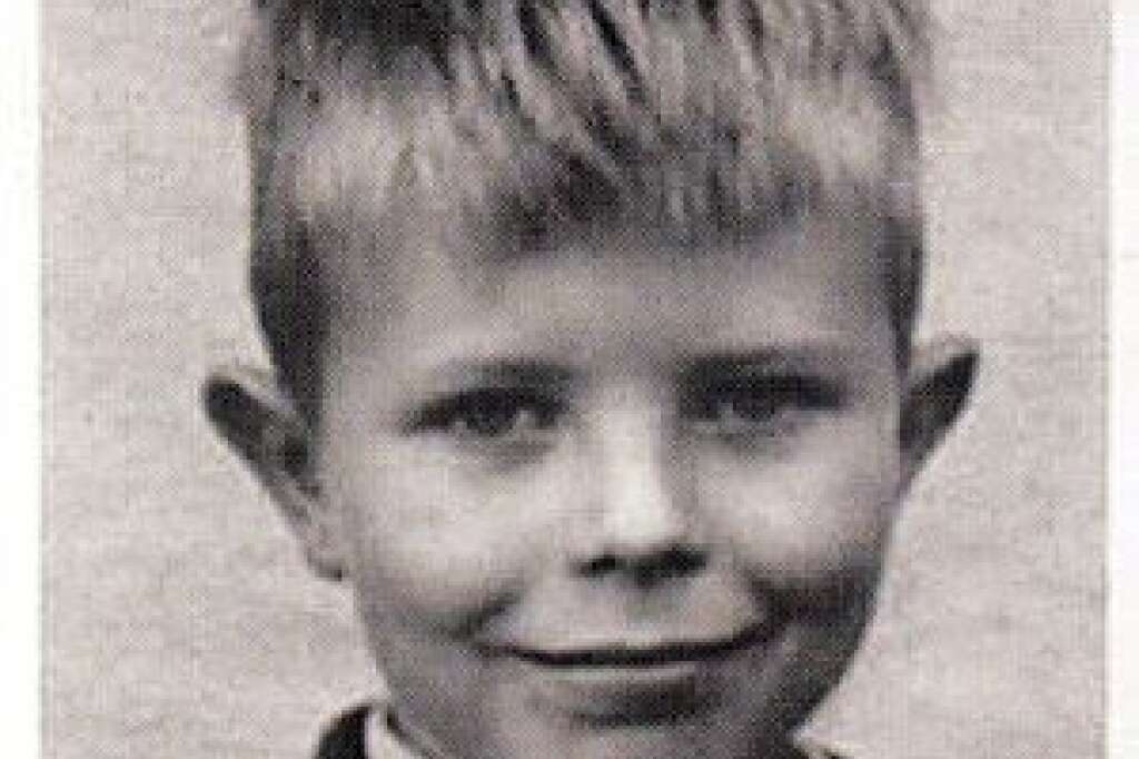 David Bowie à l'école Burnt Ash à Londres -