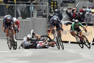 La 3e étape du Tour de France marquée par de nouvelles chutes