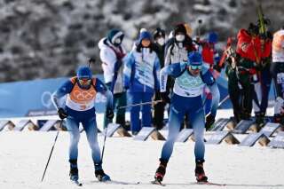 Biathlon: le relais français masculin en argent aux JO de Pékin
