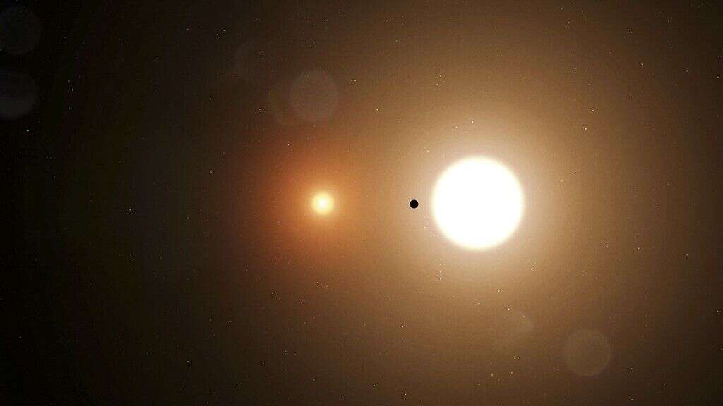 Le télescope TESS parvient repérer une exoplanète lorsqu'elle transite devant son étoile. Image d'illustration