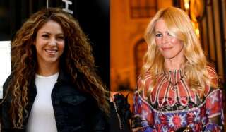 Shakira et Claudia Schiffer.