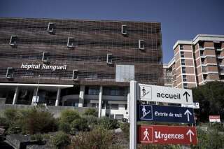 Une photo de l'hôpital de Rangueil à Toulouse le 4 avril 2020