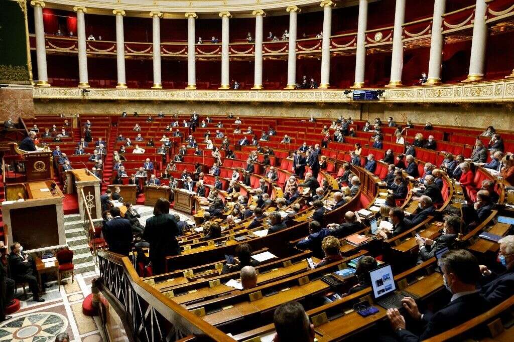 L'Assemblée nationale, à Paris, le 9 février 2021.