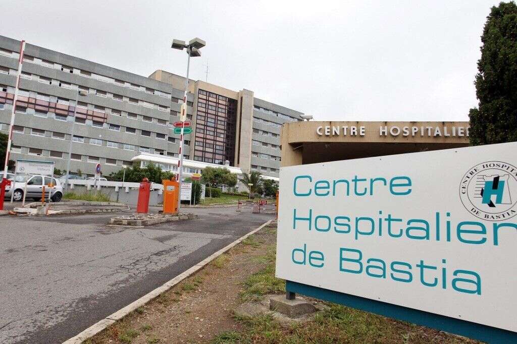 Le centre hospitalier de Bastia, le 28 mai 2012