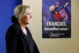 Le RN retire son soutien aux départementales à un candidat condamné pour agression sexuelle (photo de Marine Le Pen prise le 19 octobre 2020)