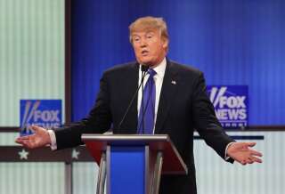 Donald Trump lors d'un débat organisé par Fox News en mars 2016 à Détroit (photo d'archives).