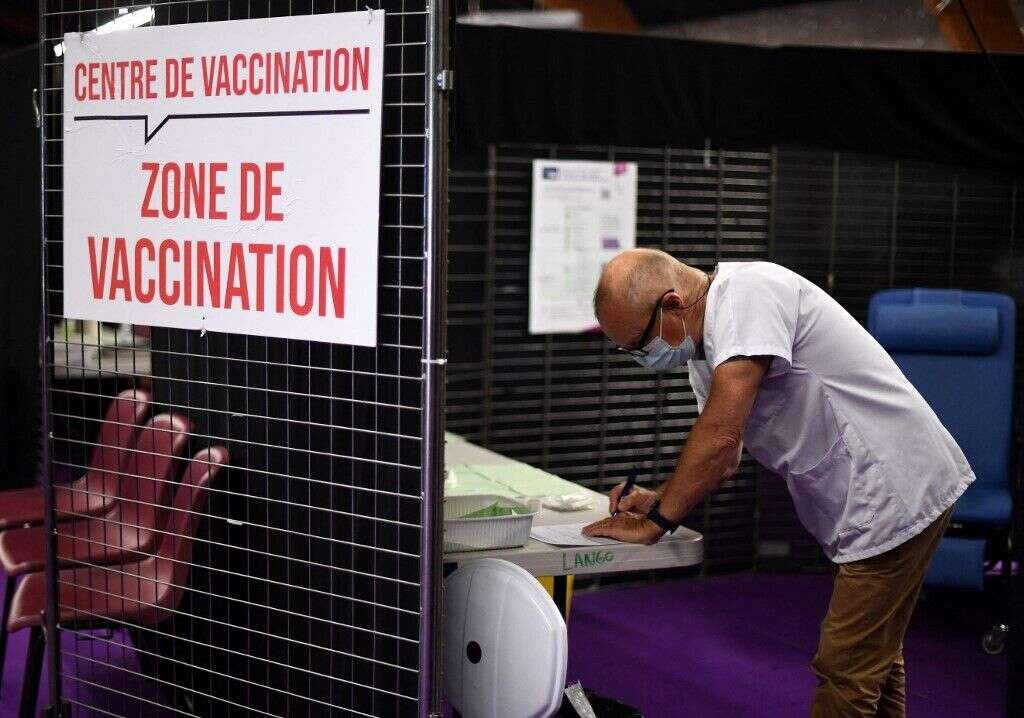 Photo d'illustration prise dans un centre de vaccination à Garlan en mai 2021