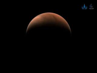 Une photographie de Mars prise par la sonde Tianwen-1.