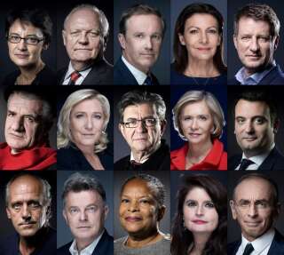 Photo des candidats à la présidentielle 2022