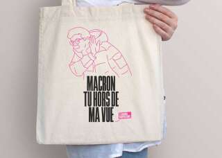 Le parti de Jean-Luc Mélenchon vend des tote-bag 