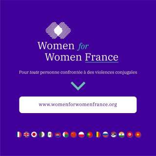 Le portail d’information multilingue sur les violences conjugales est disponible à l'adresse www.womenforwomenfrance.org