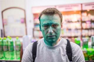 L'opposant russe Alexeï Navalny à nouveau aspergé de colorant vert