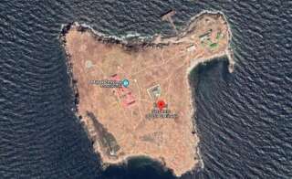 La Russie annonce son retrait de l'Île des Serpents (Capture d'écran Google Maps)