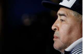 Les soignants de Diego Maradona encourent jusqu'à 25 ans de prison (photo d'archive de Diego Maradona en mars 2020)