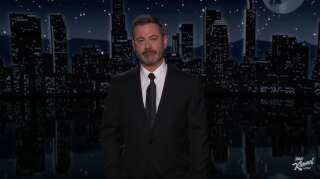 Jimmy Kimmel en larmes après la tuerie d'Uvalde, le 25 mai 2022.