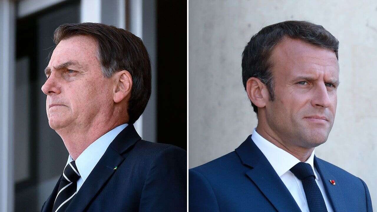 Depuis quelques jours, les présidents français et brésilien Emmanuel Macron et Jair Bolsonaro se déchirent publiquement.