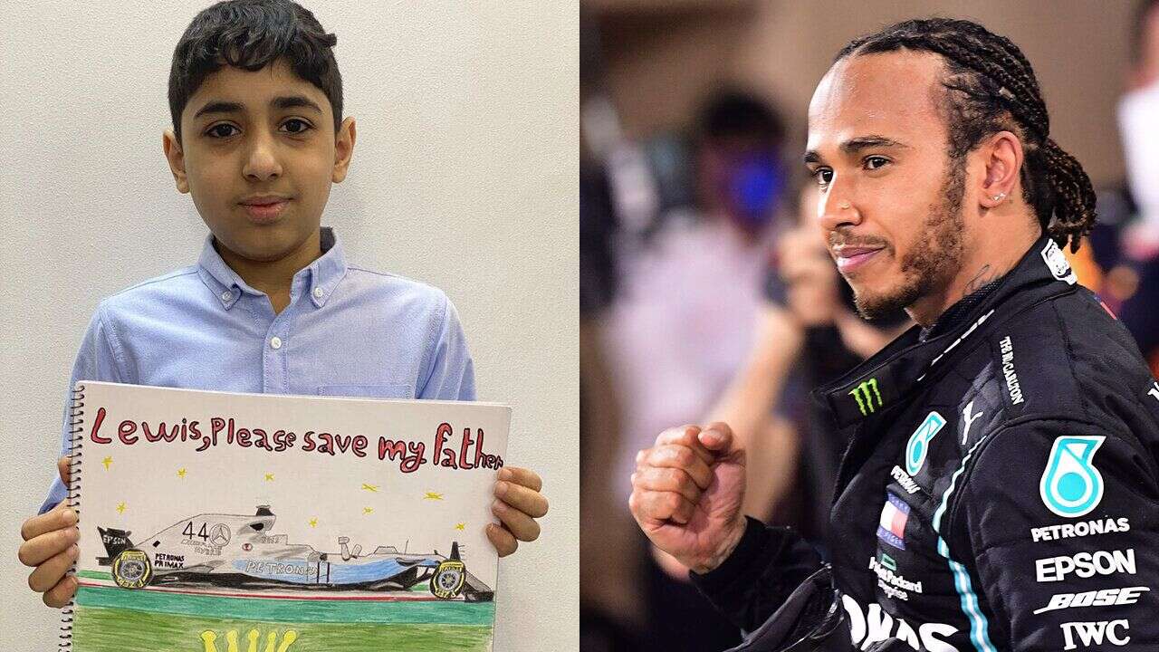 Un petit garçon du Bahreïn a écrit au champion de Formule 1 Lewis Hamilton dans l'espoir que celui-ci, très engagé en faveur des droits de l'Homme, permette d'éviter la peine de mort à son père.