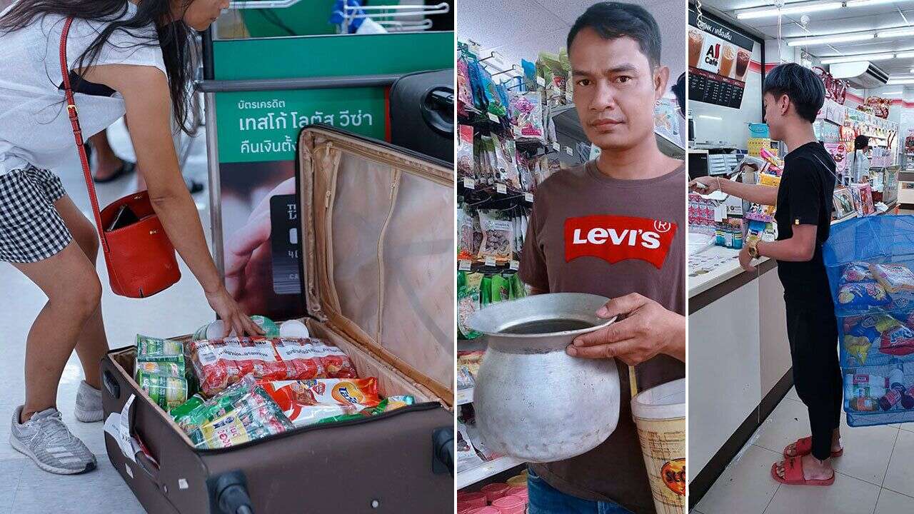 Une page Facebook s'est amusée à recenser les techniques des Thaïlandais pour répondre à l'interdiction des sacs plastiques depuis le 1er janvier 2020.