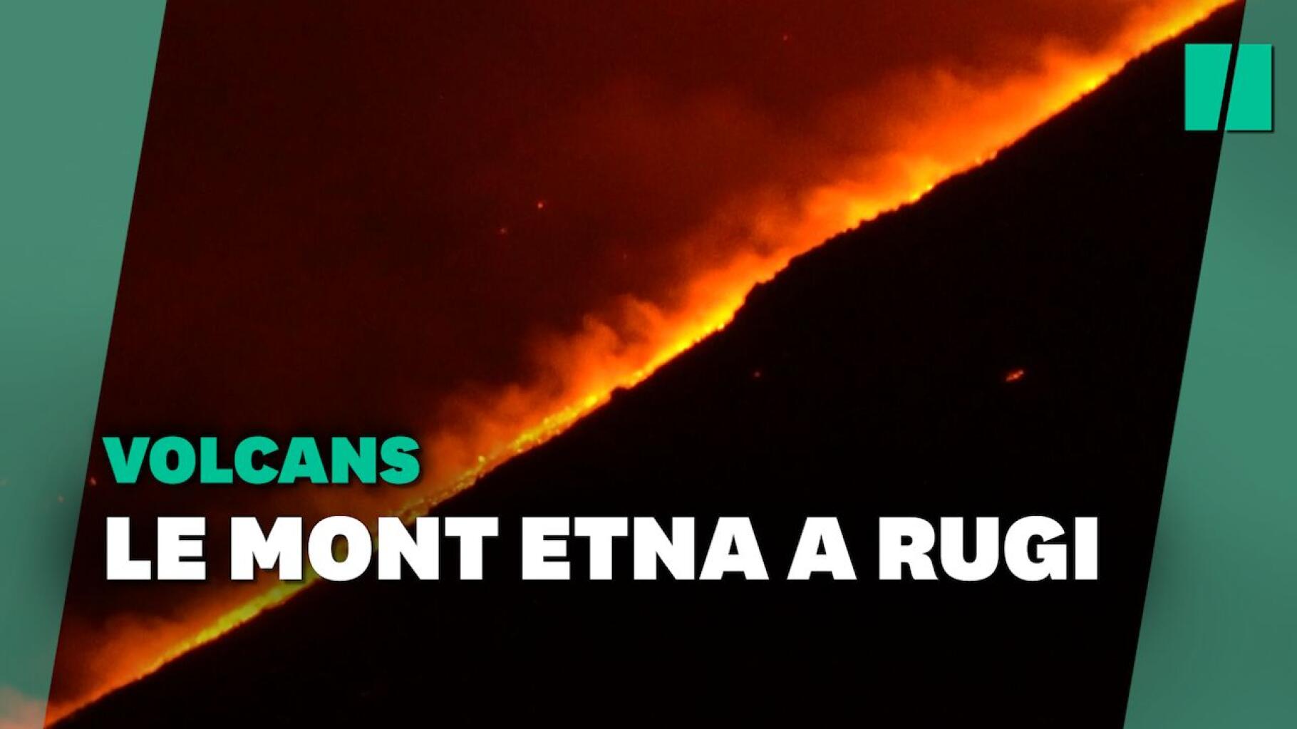 L'eruzione del vulcano Etna ha rappresentato uno spettacolo impressionante per gli italiani