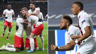 Ce mardi 18 août, le Paris Saint-Germain de Neymar et Mbappé (à gauche) affronte le RasenBallsport Leipzig et sa jeunesse triomphante.