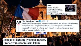 Depuis la vague d'attaques islamistes en France (Samuel Paty à Conflans-Sainte-Honorine, à la basilique de Nice, devant les anciens locaux de Charlie Hebdo), la conception française de la laïcité est incomprise dans le monde anglophone.