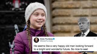 Comme elle l'avait déjà fait par le passé, la jeune militante écologiste Greta Thunberg a ironisé sur les mésaventures de Donald Trump en imitant mot pour mot l'un des tweets du désormais ex-président des États-unis.