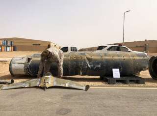 Un drone lancé d'une base par les rebelles houthis dans une base militaire d'Arabie saoudite.
