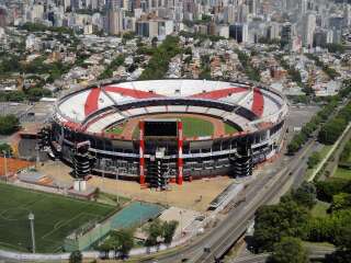 Le stade de l'équipe de River Plate, à Buenos Aires en Argentine, qui avait été sélectionné pour accueillir des matches de la Copa América 2021.