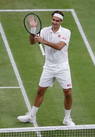 Roger Federer, ici lors du tournoi de Wimbledon, le 5 juillet 2021.