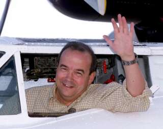 Le spationaute Patrick Baudy, ici en 1998, s'en prend violemment à l'ISS.