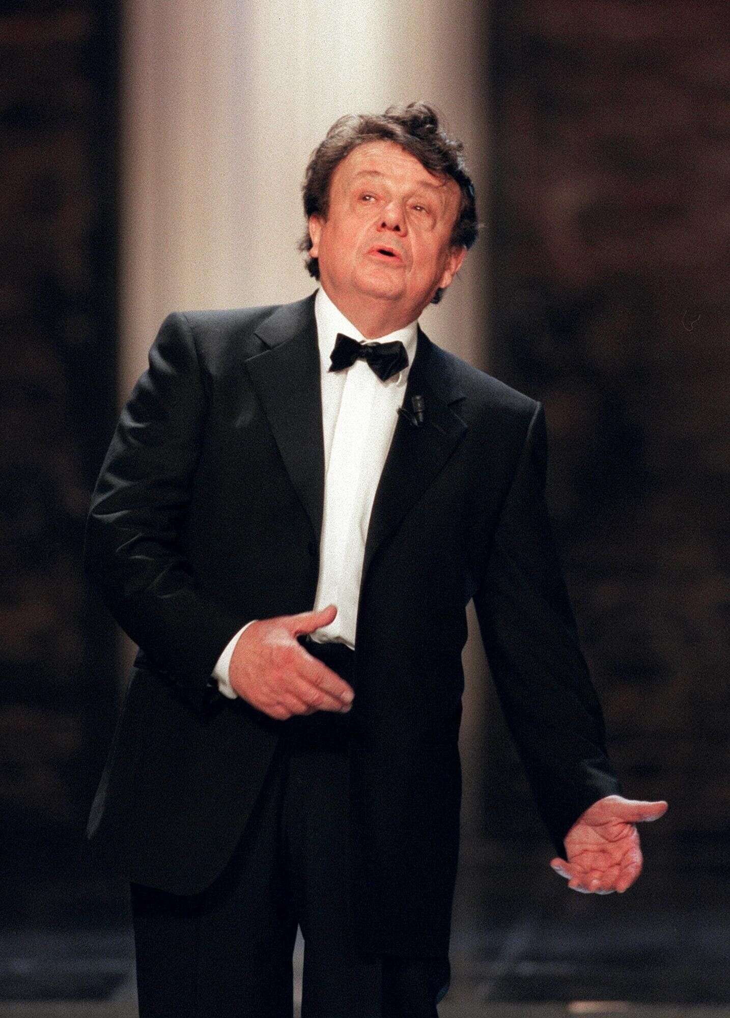 Marcel Maréchal, sur la scène des Molières en 2000