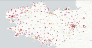 Nos confrères du quotidien breton Le Télégramme proposent une carte interactive présentant la situation de la pénurie d'essence dans la région.