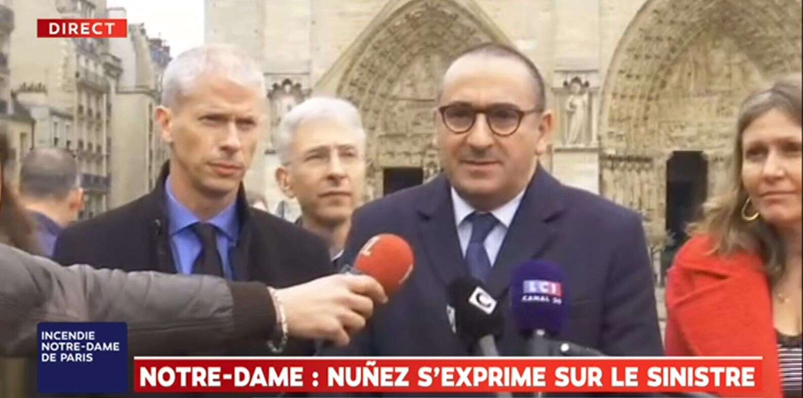 Laurent Nuñez s'est exprimé ce 16 avril en milieu de journée, pour faire un état des lieux de la situation à la cathédrale de Notre-Dame de Paris.