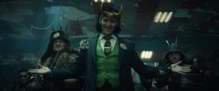 Loki, joué par Tom Hiddleston, dans la série Marvel diffusée sur Disney+