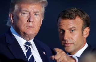 Emmanuel Macron et Donald Trump lors du sommet du G7 à Biarritz.