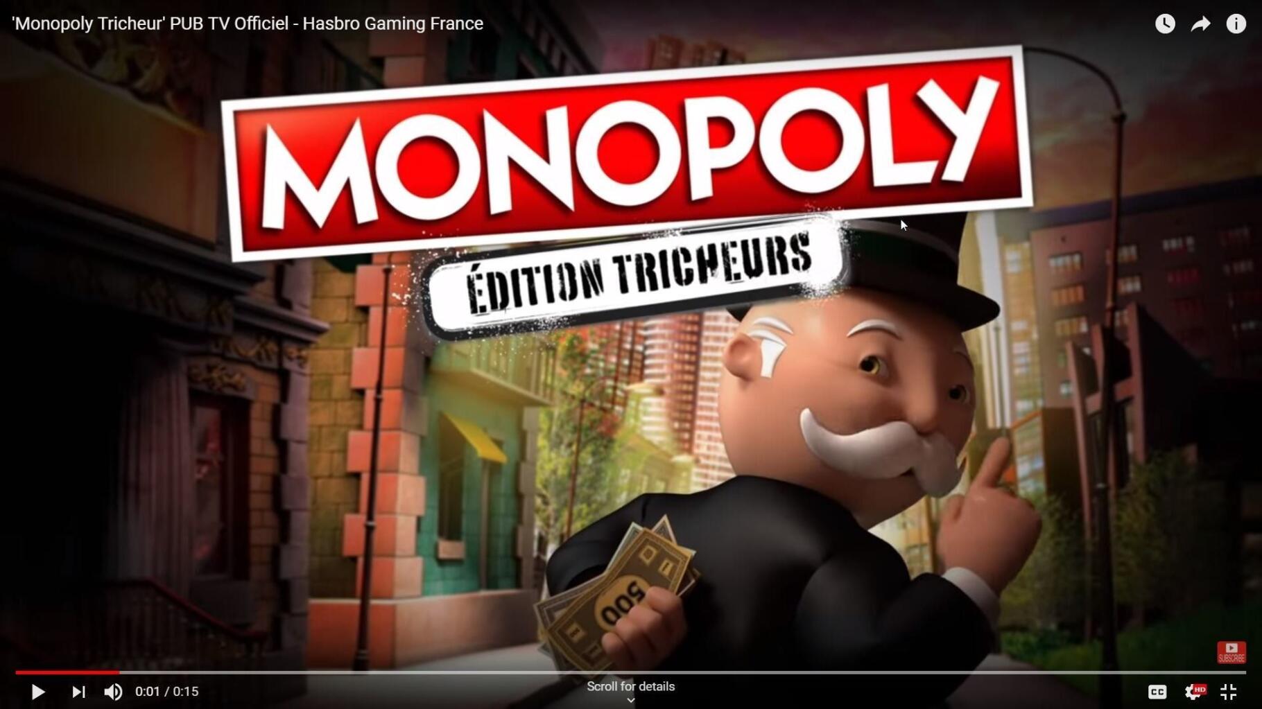 Monopoly: Édition Tricheur  6bb396e78cb8 - Vidéos - Monopoly:  Édition Tricheur (2018) - Jeux de Plateau 