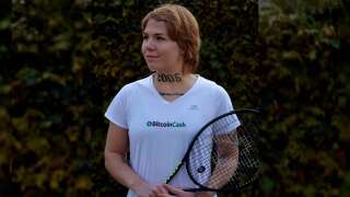 La joueuse de tennis Croate, Oleksandra Oliynykova, 655ème joueuse mondiale.
