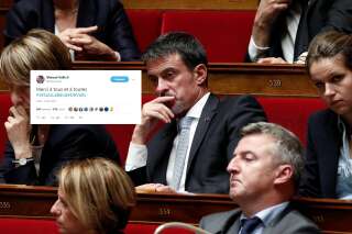 #JeSuisLaBandeDeValls: Valls fait monter un (obscur) hashtag de soutien à sa personne dans sa guerre contre Mélenchon
